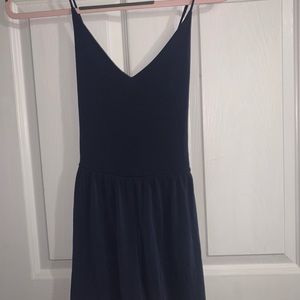 navy blue romper